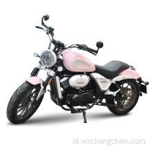Chinese nieuwe dame motorfiets roze racemotorfietsen tweecilinder viertakt watergekoelde 250cc